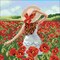 Poppy Field CS2627 7.9 x 7.9 inches Crafting Spark Diamond Painting Kit
